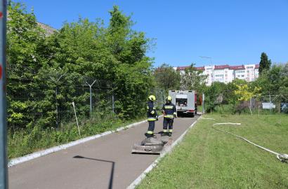 Instruire privind apărarea împotriva incendiilor organizată de Serviciul 112 cu sprijinul IGSU