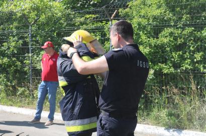 Instruire privind apărarea împotriva incendiilor organizată de Serviciul 112 cu sprijinul IGSU