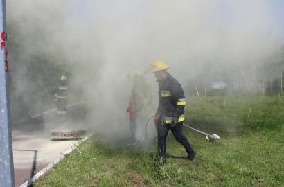 Instruire privind apărarea împotriva incendiilor organizată de Serviciul 112 cu sprijinul IGSU