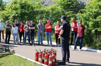 Instruire privind apărarea împotriva incendiilor organizată de Serviciul 112 cu sprijinul IGSU