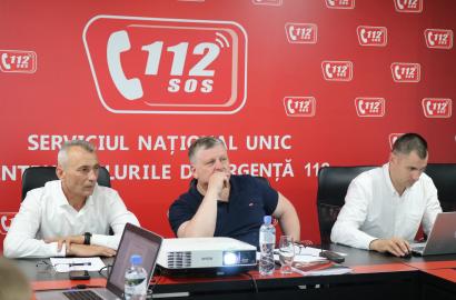 Desfășurarea ședinței Consiliului de administrare al I.P. „Serviciul național unic pentru apelurile de urgență 112”