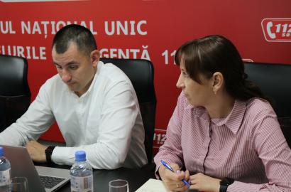 Desfășurarea ședinței Consiliului de administrare al I.P. „Serviciul național unic pentru apelurile de urgență 112”