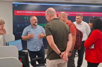 Vizita experților din Lituania la Serviciul 112: Digitalizarea și eficientizarea gestionării apelurilor de urgență