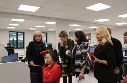 Vizita Directorului de Țară Moldova al Corpului Păcii SUA, Sara Chesters, la Serviciul 112