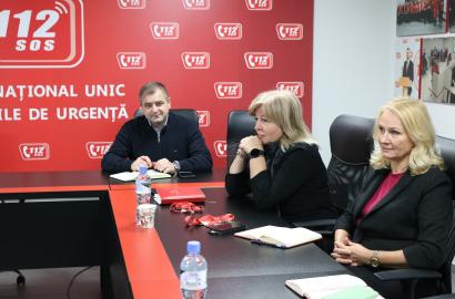 Vizita Directorului de Țară Moldova al Corpului Păcii SUA, Sara Chesters, la Serviciul 112