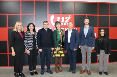 Vizita Directorului de Țară Moldova al Corpului Păcii SUA, Sara Chesters, la Serviciul 112