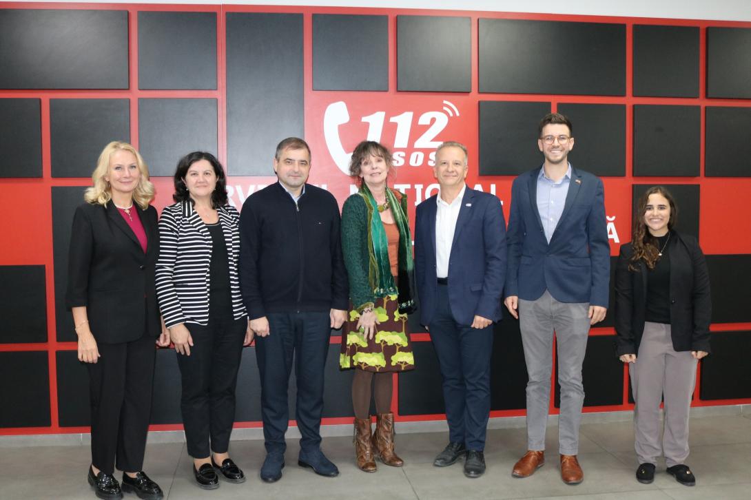 Vizita Directorului de Țară Moldova al Corpului Păcii SUA, Sara Chesters, la Serviciul 112