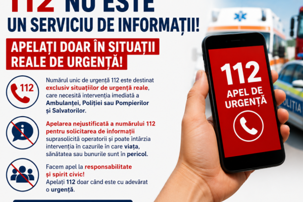 112 nu este un serviciu de informații