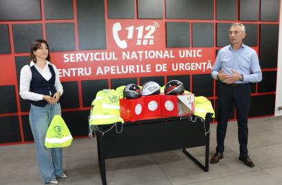 Ședință operativă în cadrul Serviciului național unic pentru apelurile de urgență 112