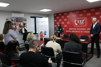 Serviciul 112 și Asociația „AudiViz” consolidează accesul incluziv la numărul unic de urgență