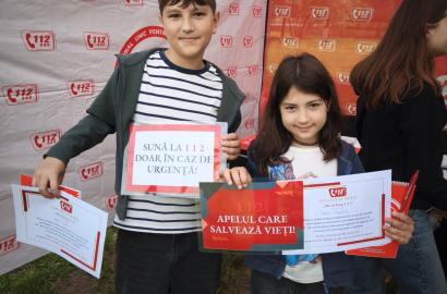 Serviciul 112 a adus lecții de siguranță și experiențe interactive copiilor la sărbătoarea organizată de MAI cu prilejul Zilei Internaționale a Copilului