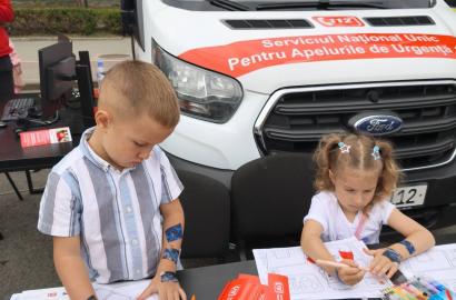 Serviciul 112 a promovat utilizarea responsabilă a numărului de urgență și aplicația 112MD de Ziua Europei
