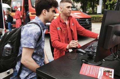 Serviciul 112 a promovat utilizarea responsabilă a numărului de urgență și aplicația 112MD de Ziua Europei