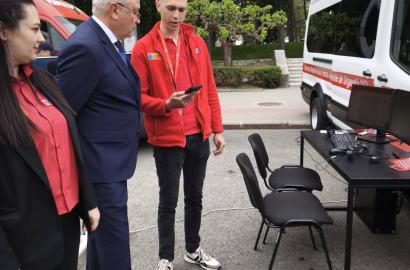 Serviciul 112 a promovat utilizarea responsabilă a numărului de urgență și aplicația 112MD de Ziua Europei